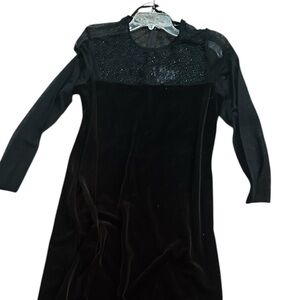 Ronni Nicole Black Long Sleeve Dress